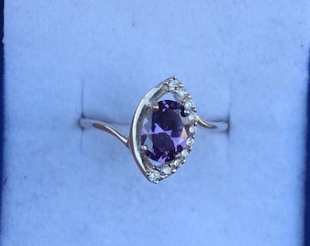 クンツァイトリング、925ソリッドスターリングシルバーリング、メンズ