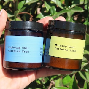 Chai Pilz Geschenkset -- Energetisierender Morgen Chai und entspannender Chai Tee