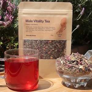 Organic Male Vitality Energy Herbal Tea Blend | Men’s Health Tea