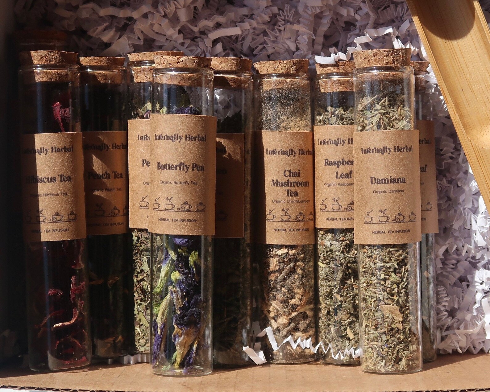 10 Loose Leaf Tea Sampler Gift Set Birthday Day Gift Box Etsy