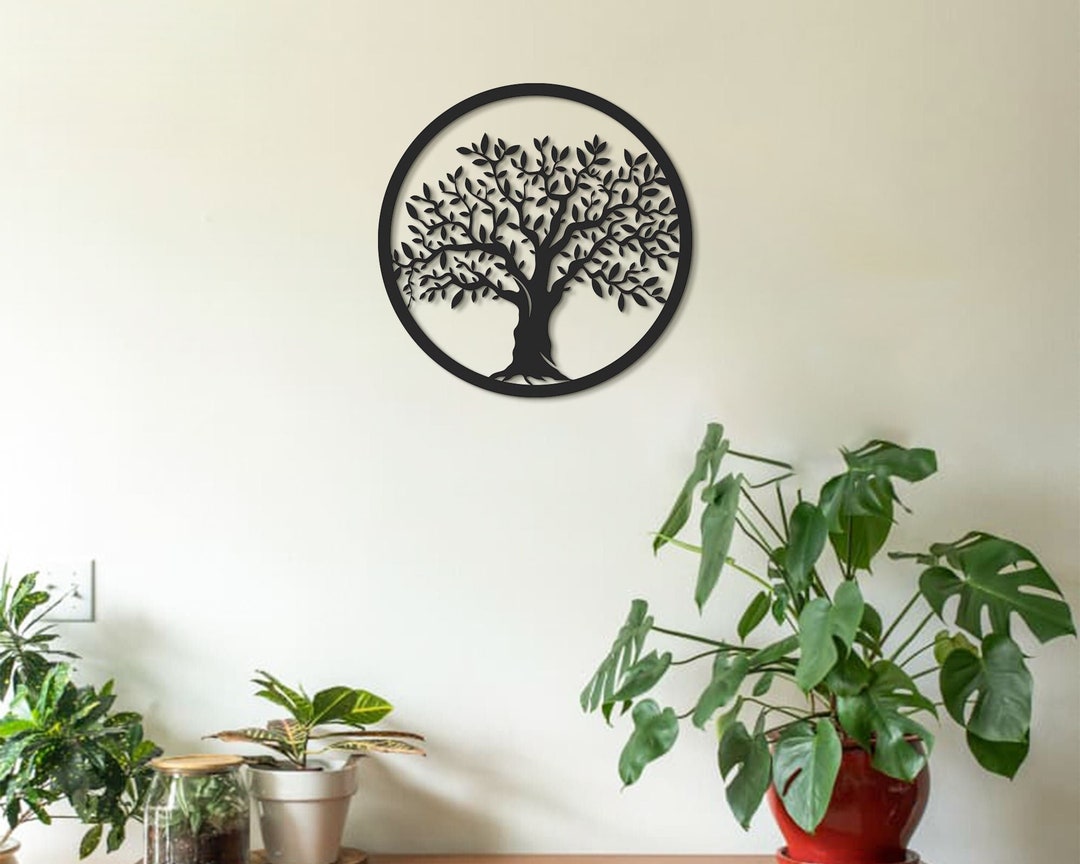 Tree of Life, Metal Tree of Life Wall Art, Wall Hangings, Tree Decor ...
