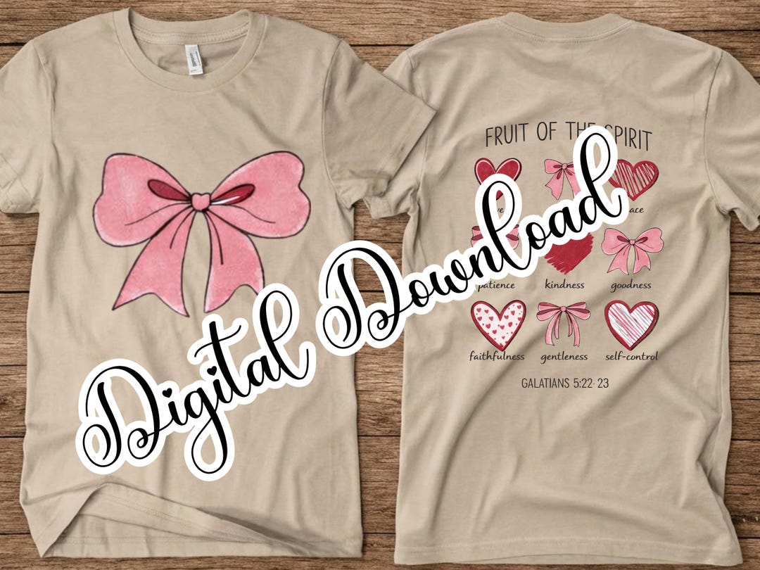 Fruit of the Spirit Sublimation Design | Christian Valentine PNG ...