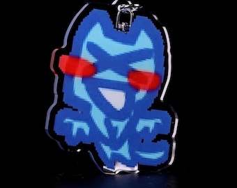 XD CHAT ! Un porte-clés avec un chat sur le thème de Webcore des années 2000
