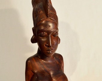 Aboriginal wooden sculpture / handmade / decoration / sculpture