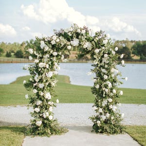 7.5-8ft  Heavy Duty Wedding Arch, Steel Arbor