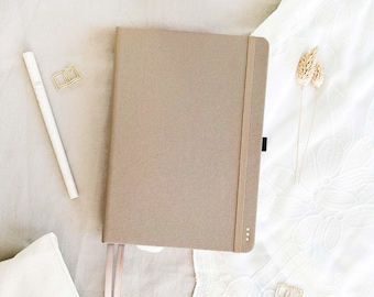 Personalized Notebook | Eco friendly dotted Notebook A5 | 176 pages | Ultra white 150gsm paper | 100% recycled paper | Present