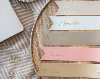 Personalized bookmark | Custom bookmark with your name | Vegan faux-leather | Bookmark Gift | Name Bookmark | Reader gift