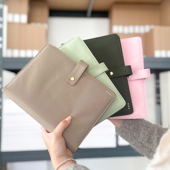 Ringbuch | A5 journal | Nachfüllbare Seiten | Personalisierung | 6 Ring binder | Leineneinband | Vier Farboptionen