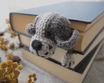 Grey Cocker Spaniel Dog Bookmark, 3D Bookmark Gift for Dog Owner, Gift for Dog Lovers, Cottagecore Kid Page Holder, Bookstagram Gift for Mum