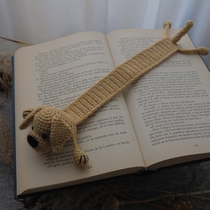 Labrador Bookmark Labrador Dog Bookmark 3D, Crochet Labrador Retriever Page Holder, Soft ...