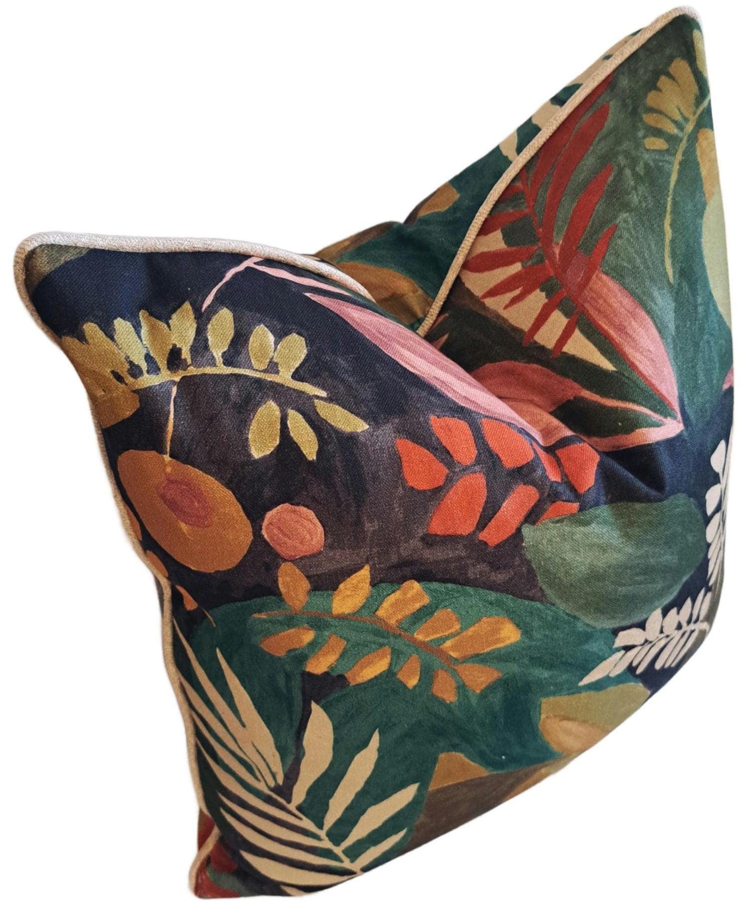 Boxwood Boho Floral Pillow Cover