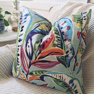 Bright Multi Colored Contemporary Floral