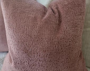 Dusty Rose Pink Pillow Cover
