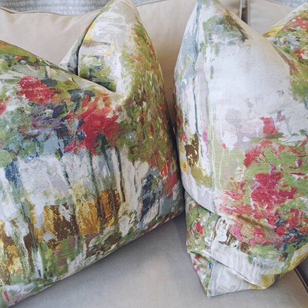 Watercolor Pillow Etsy