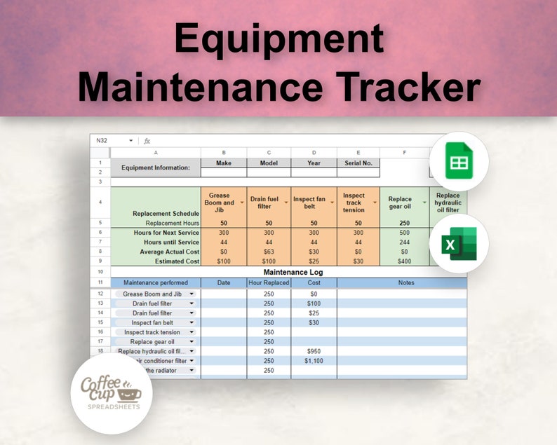 Equipment Maintenance Management Excel Google Sheets vrogue.co