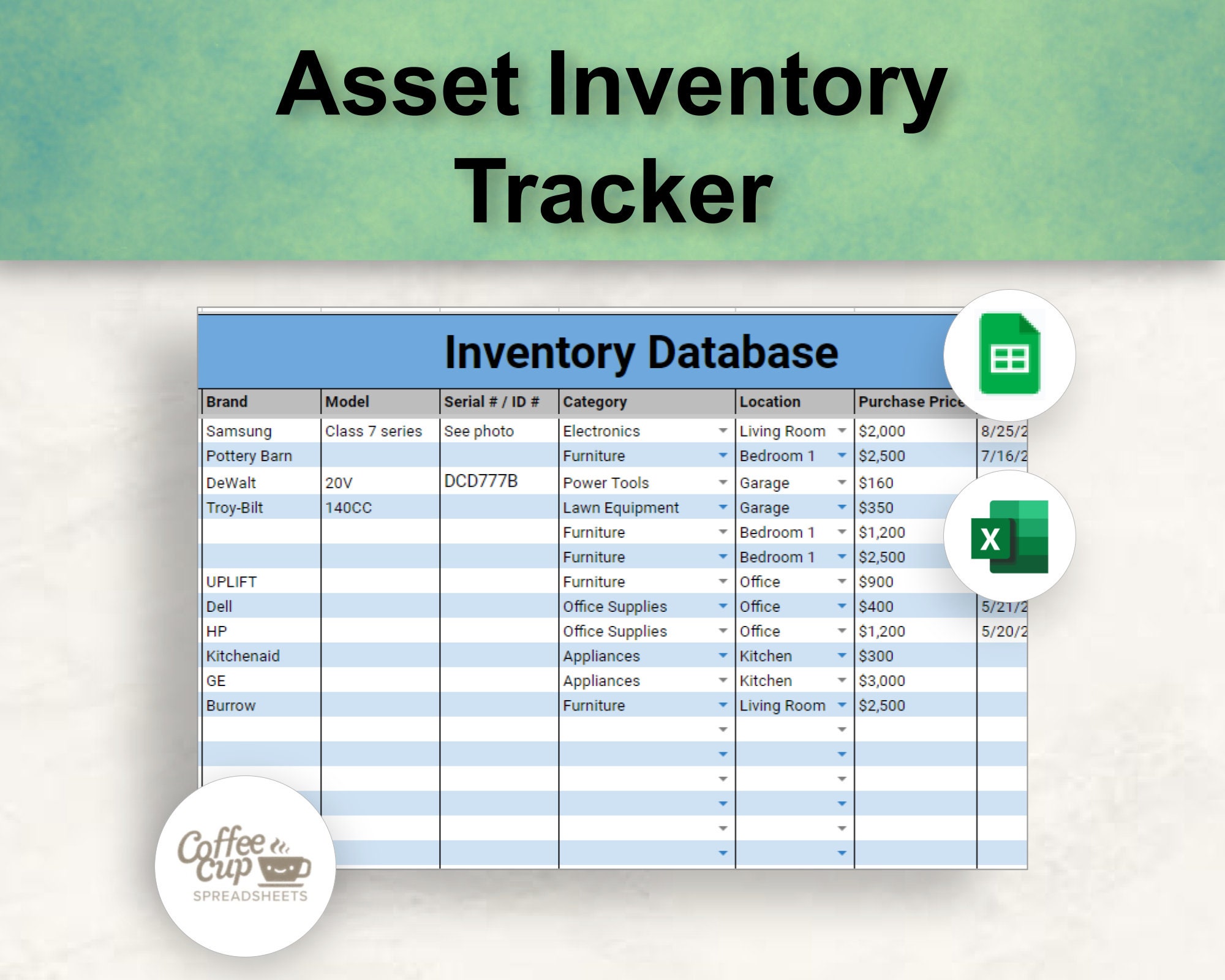 Asset Tracker Excel and Google Sheet Small Business Fixed Assets Listing Printable Asset List Insurance Claims Excel Template - Etsy asset-tracker-excel-and-google-sheet-small-business-fixed-assets-listing-printable-asset-list-insurance-claims-excel-template-etsy