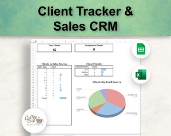 Client Tracker: Excel & Google Sheets CRM Template