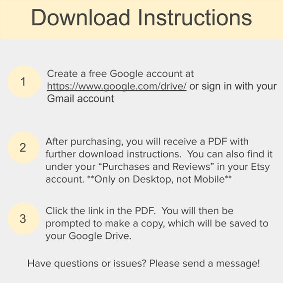 Google Drive Instructions