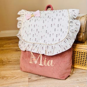 Sac à dos personnalisé enfant/bébé pour la crèche, nounou, école (maternelle)