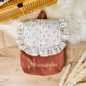 Sac à dos personnalisé enfant/bébé pour la crèche, nounou, école (maternelle)