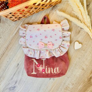 Sac à dos personnalisé enfant/bébé pour la crèche, nounou, école (maternelle)
