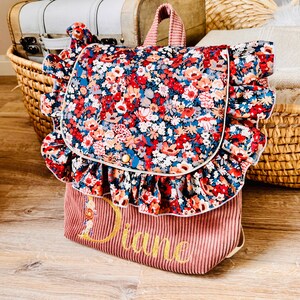 Sac à dos personnalisé enfant/bébé pour la crèche, nounou, école (maternelle)