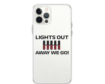 Custodia per telefono F1 Racing, grafica Lights Out, regalo per gli appassionati di sport motoristici
