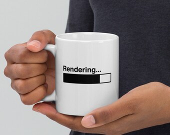 Tazza Rendering - Regalo divertente per i video editor