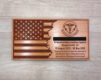 OKINAWA Japan KADENA 3D Wooden Name Plaque Air Force Army Marines