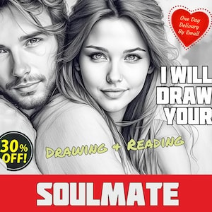 Dessin de l'âme soeur, dessin psychique de l'âme soeur, dessiner mon âme soeur, artiste médium, amant médium, dessin flamme jumelle, rencontrer l'âme soeur