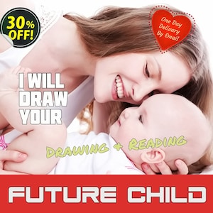 I Will Draw Your Future Children - Future Baby Drawing, Baby Reading, Baby Prediction, Pregnancy Reading, Psychic Reading Same Day