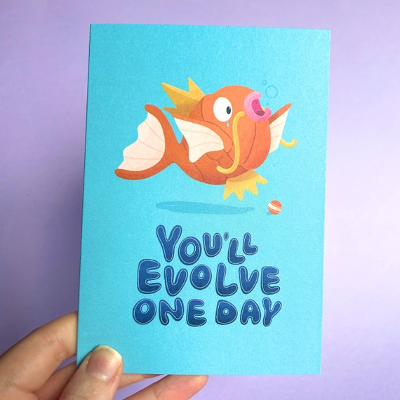 You'll Evolve One Day Pocket Monster Card Gaming Gift, Video