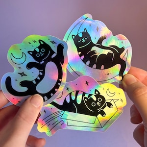 Space Cats Sticker Pack | Gift for cat lovers, cat fans, space fans, cute cat themed gift, fun cat lovers pack, stocking filler, stickers