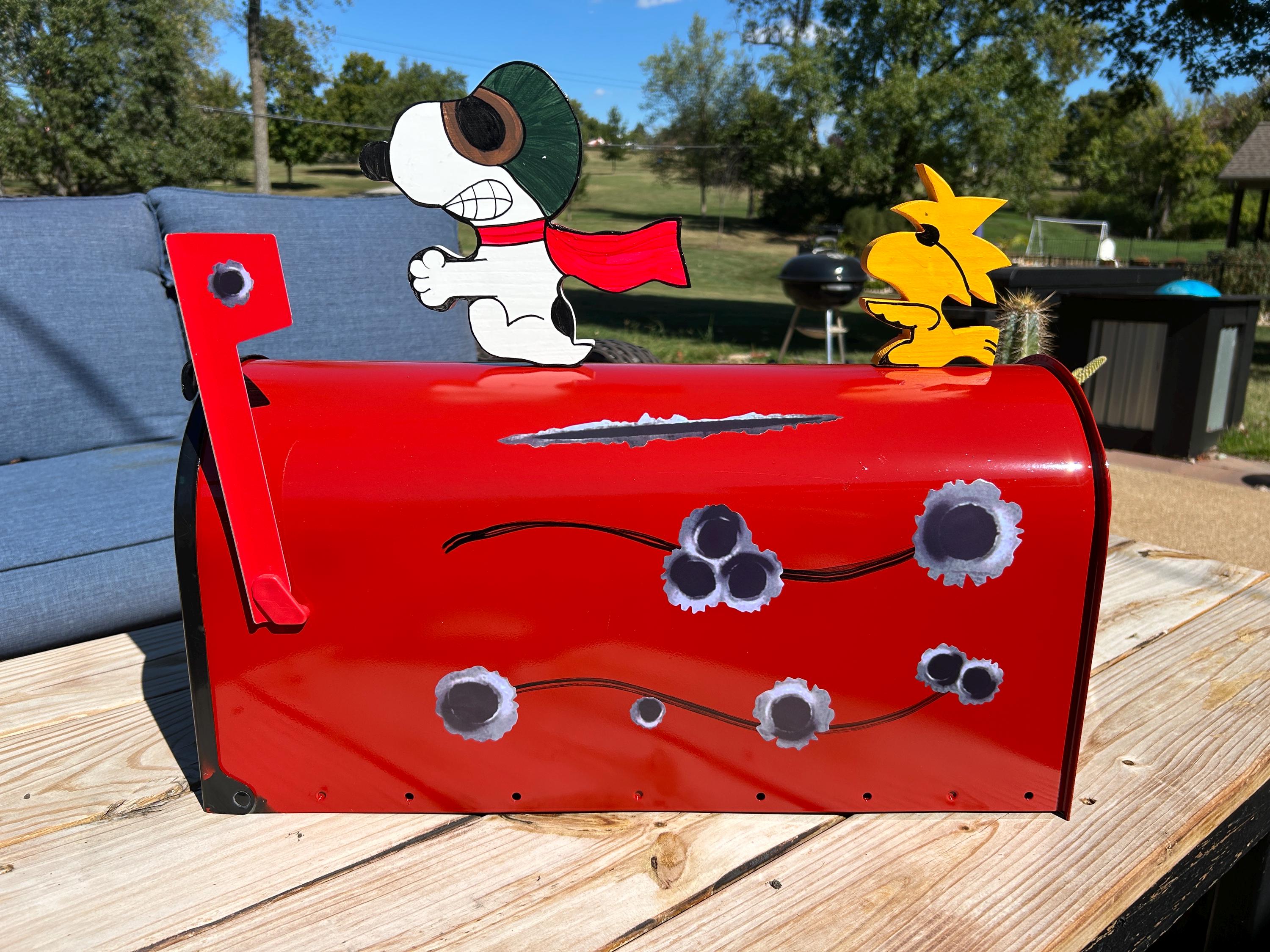 Vintage Mailbox Snoopy - Etsy