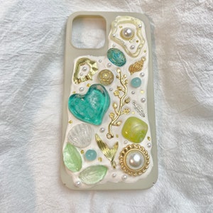 Boho Green Stone  Mosaic Decor Phone Case For All Brand