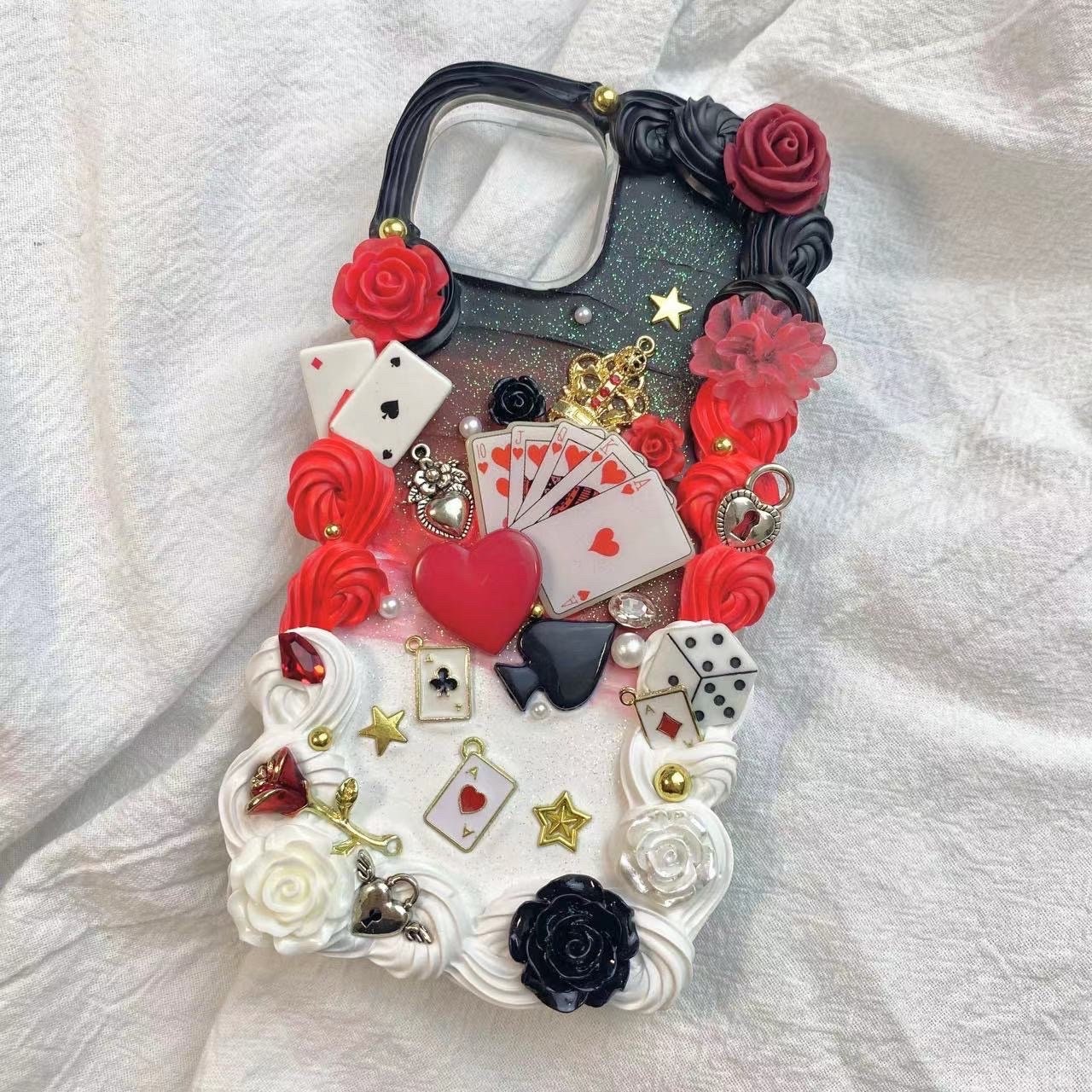 Decoden Phone Case DIY Kit Starter Package Fake Cream Decoden Materials  Charms 