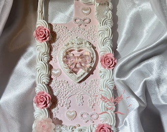 SASIGALS Sierlijk roze barok FIVEDECORDEN-telefoonhoesje