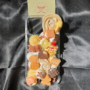 Chocolate Cookie  Decoden Phone Case For All Brand