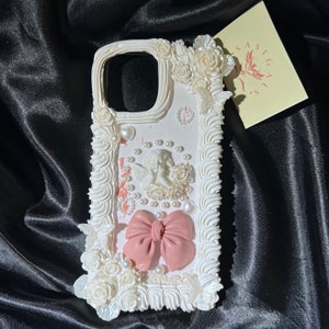 Elegant 3D Angel Decoden Phone Case For All Brand