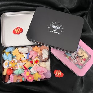 Kawaii Decoden Cabochon Flatback Resin Charms Mystery Box For Custom DIY Crafts