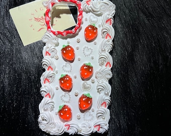 Erdbeer Decoden Handyhülle Kawaii, Für Alle Handys