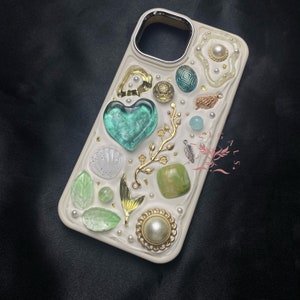Boho Green Stone  Mosaic Decor Phone Case For All Brand