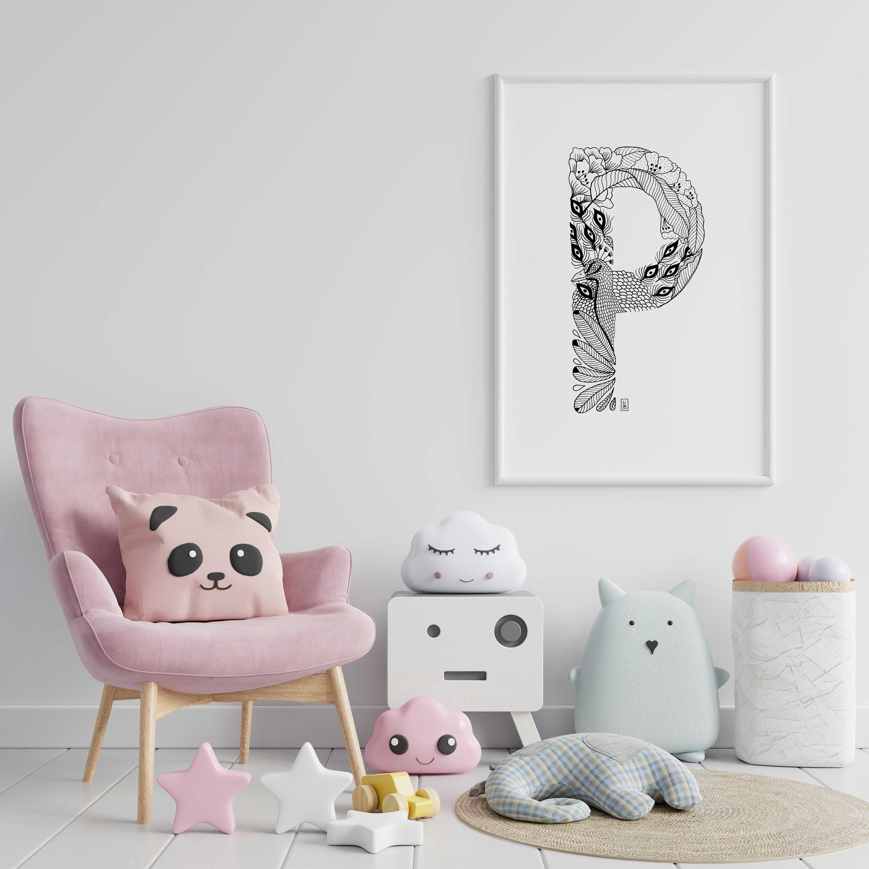 Affiche - P Comme Paon