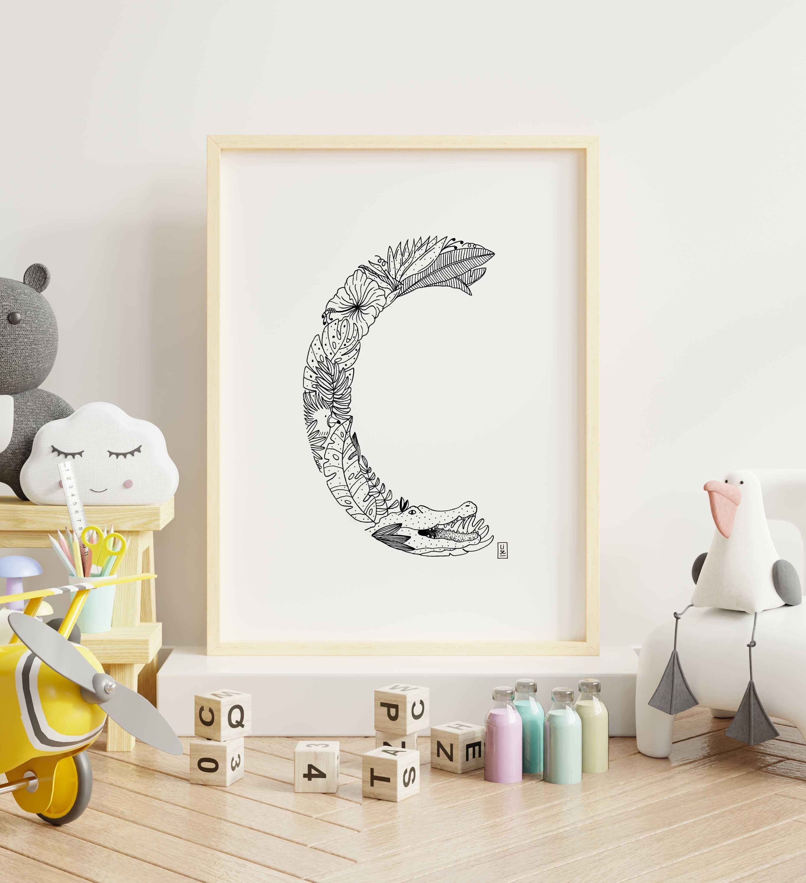 Affiche - C Comme Crocodile