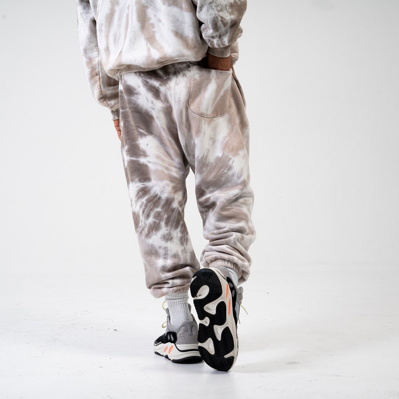 Orange Tie Dye Sweatpants