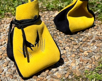 Wolverine Dice Bag Authentic Handmade Leather Poke Cosplay Accessory, Jewelry or Renaissance Pouch Gamer DND Sack Party Favor Holder Purse