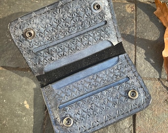 Hand-Stamped Leather Wallet