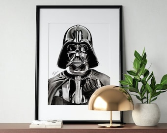 Star Wars Poster Darth Vader Print Star Wars Decor Star - Etsy