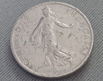 1/2 Franc 1977 France (Defects)