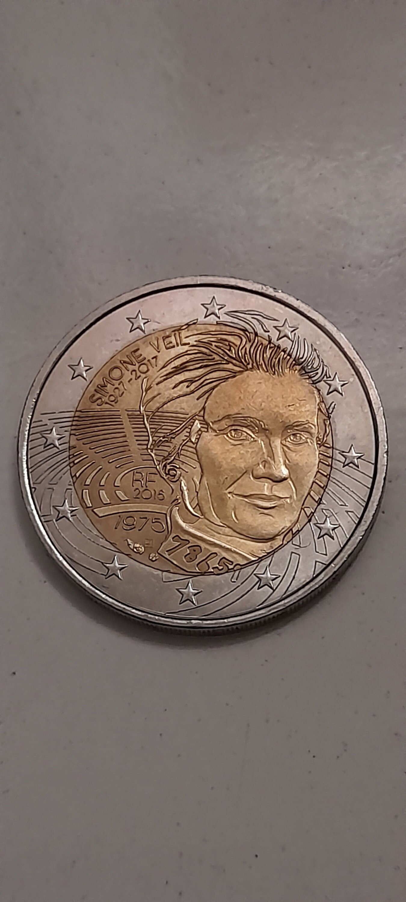 Piece De Deux Euros Simone Veil 2 Euros Simone Veil 2017 - Etsy